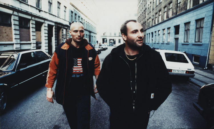 PUSHER. Still 2. Mads Mikkelsen and Kim Bodnia
