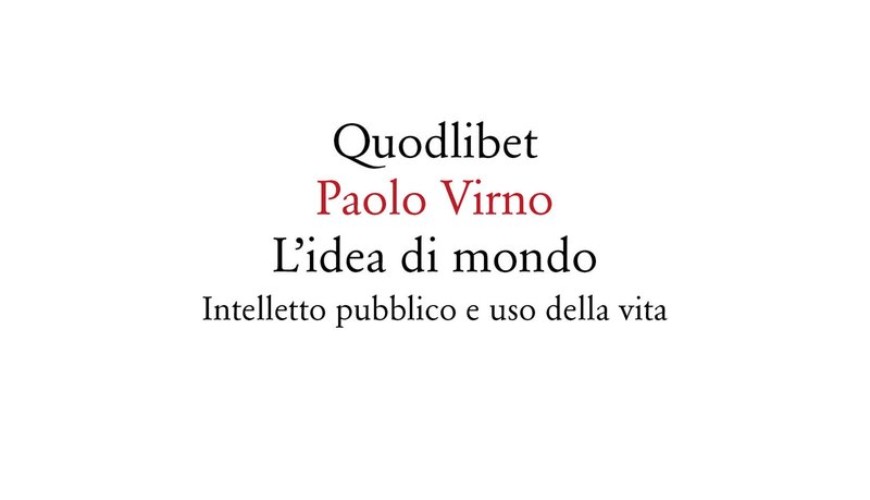 L'idea di mondo